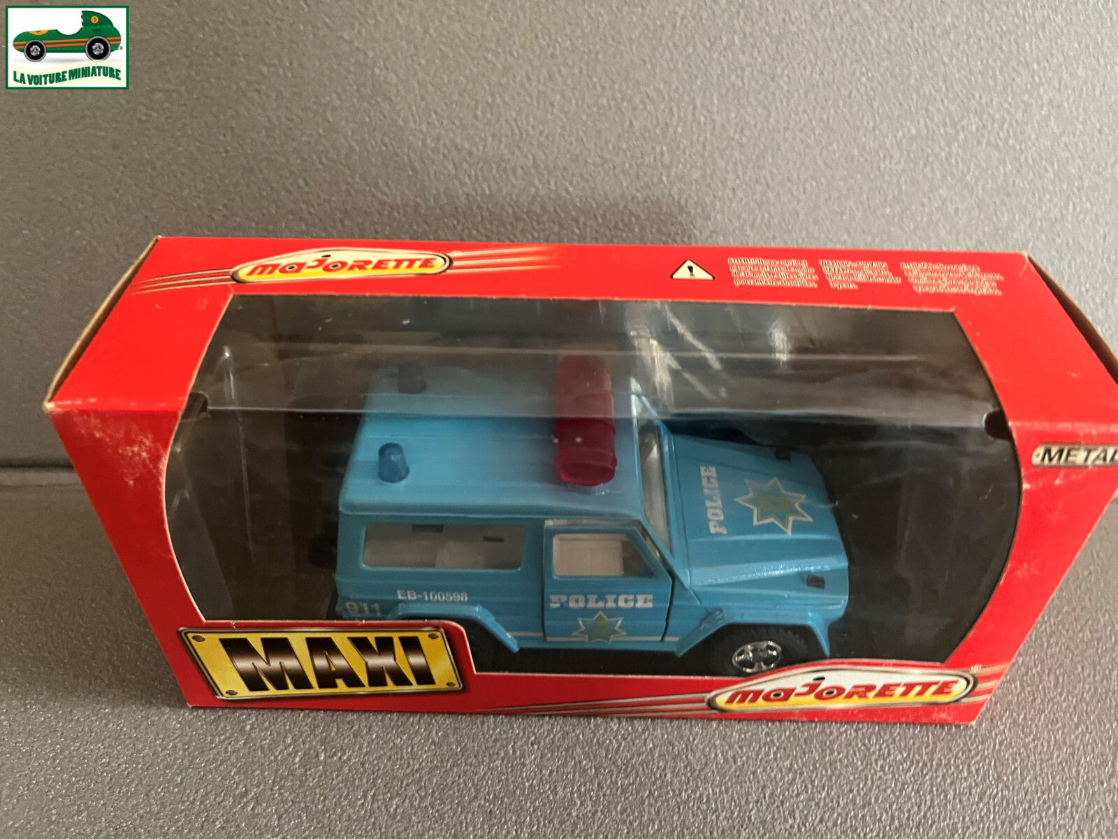 Voiture miniature Mercedes 230GE Police Maxi Majorette Série 3000