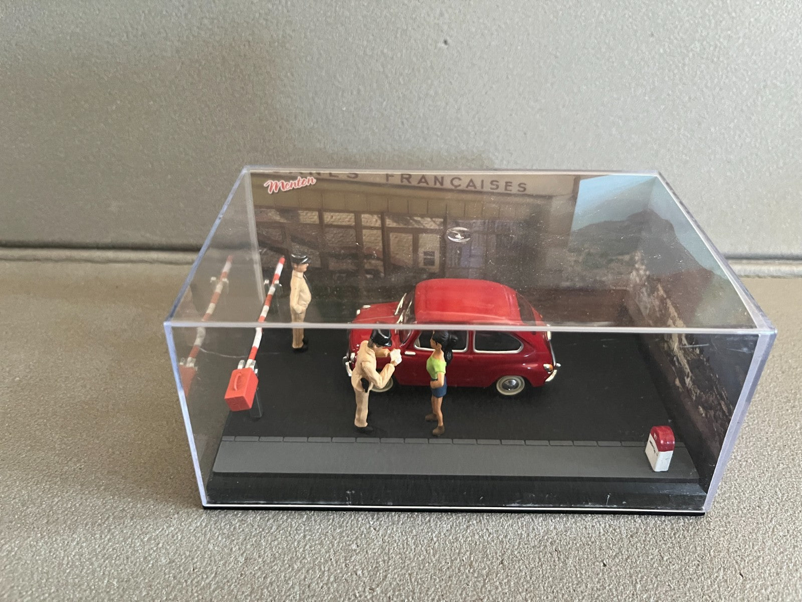 Voiture Miniature Fiat 600 Etape 39 La Route Bleue RN7 1/43