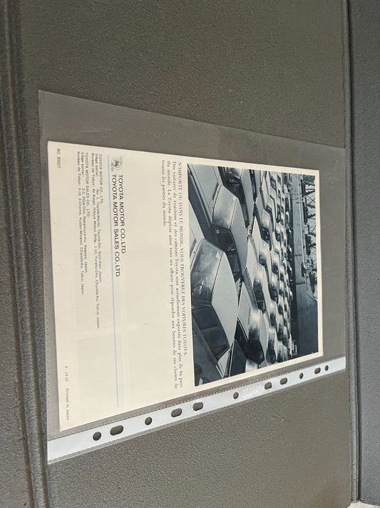 Ancien Dépliant Brochure Documentation Automobile Toyota Motor Today