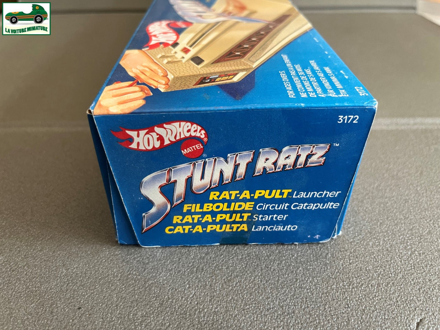 Jouet Circuit Catapulte + Voiture Hot Wheels 1986 STUNT RATZ Ref 3172 Scellé