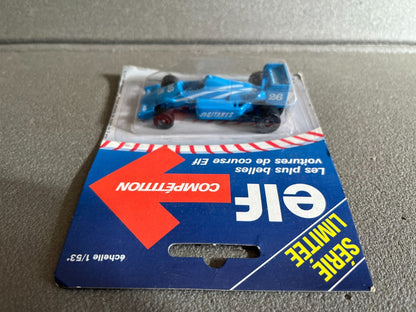 Voiture miniature F1 Ligier Antar JS 25 1985 Elf Competition 1/53 Type Majorette