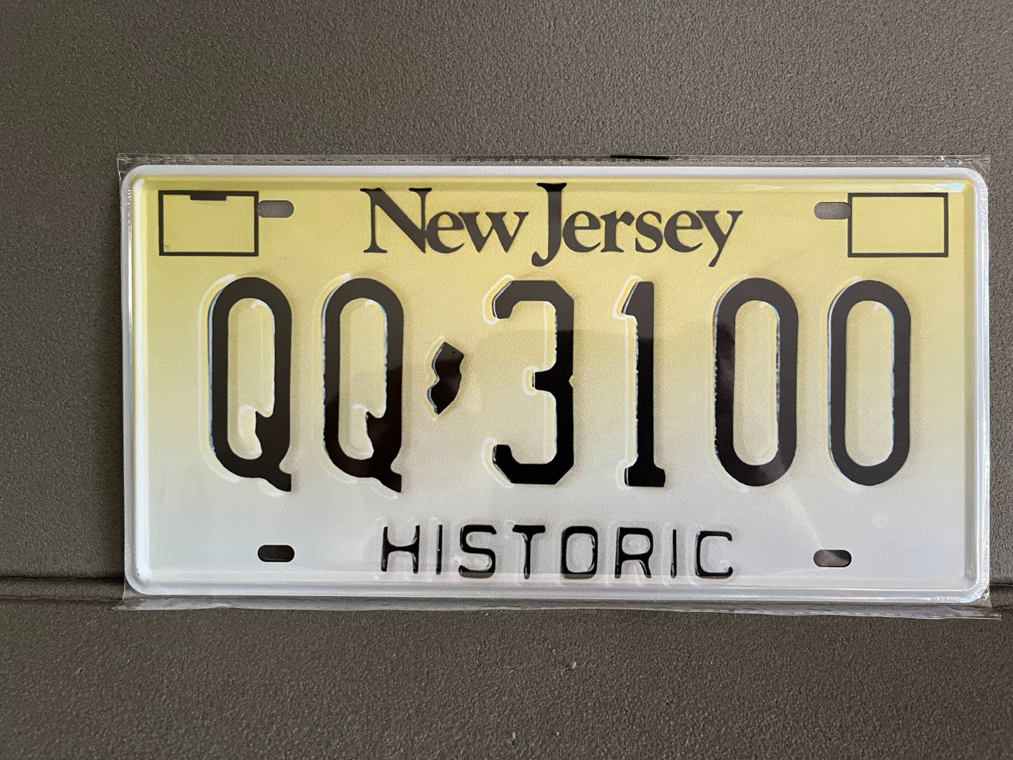 Plaque Métal Voiture Automobile Américaine Immatriculation New Jersey 15 x 30 cm