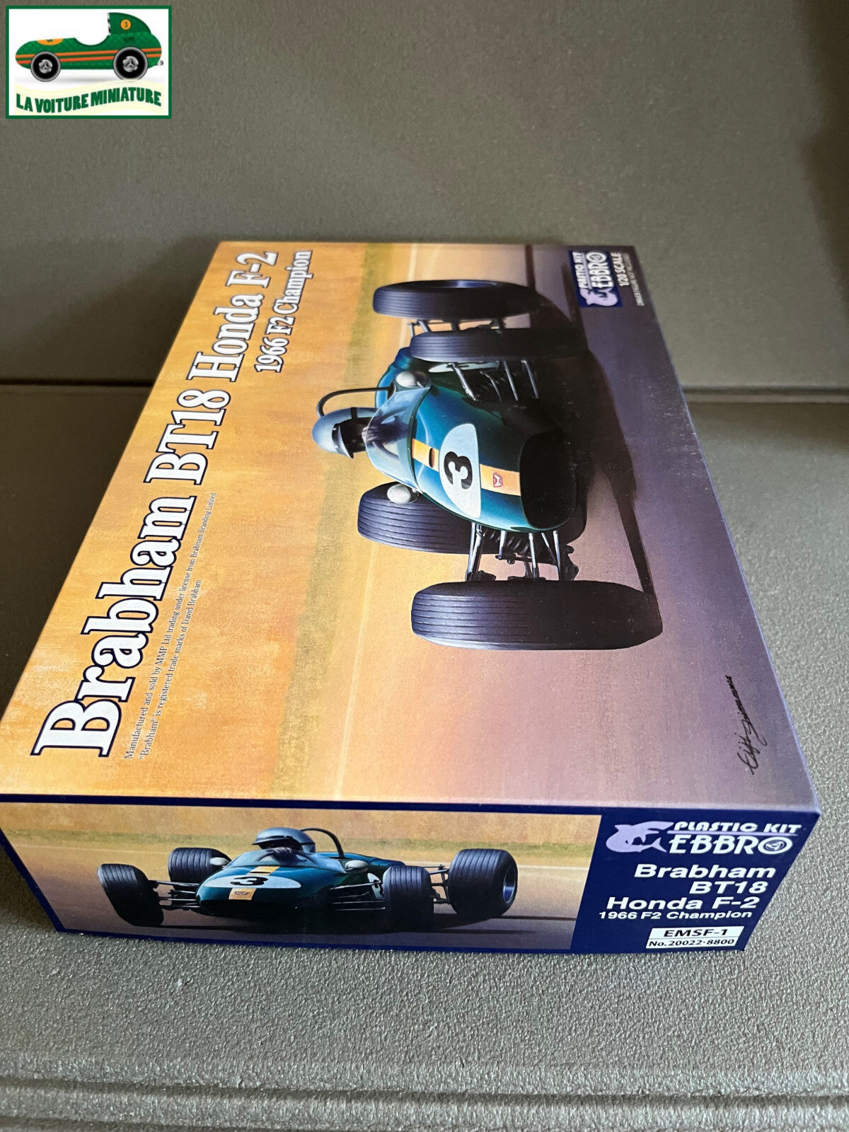Maquette  à monter F1 Voiture miniature Brabham BT18 Honda F-2 1966 Ebbro 1/20