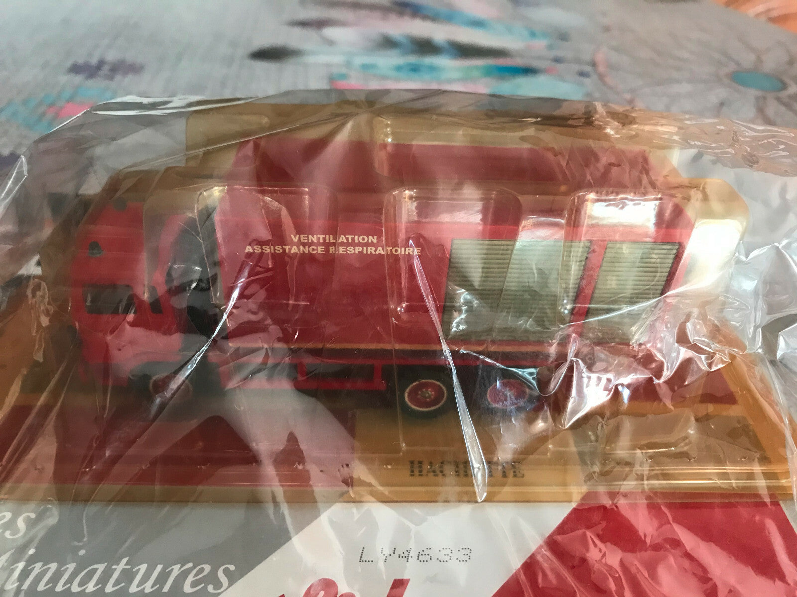 Voiture Miniature Pompiers Camion Renault 6x4 Solido Hachette N°135 1/55 1/50