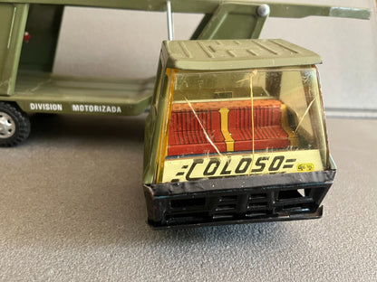 Jouet Ancien Voiture Miniature Camion porte Voiture Coloso Gozan Spain