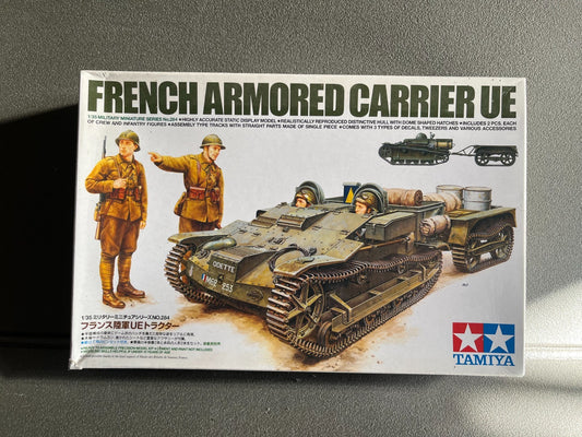 Maquette Militaire Blindé Figurine Soldat French Armored Carrier UE Tamiya 1/35