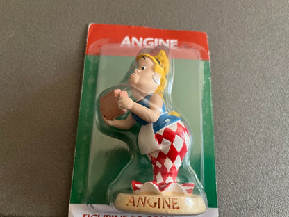 Figurine de Collection Astérix Obélix Angine Plastoy Atlas