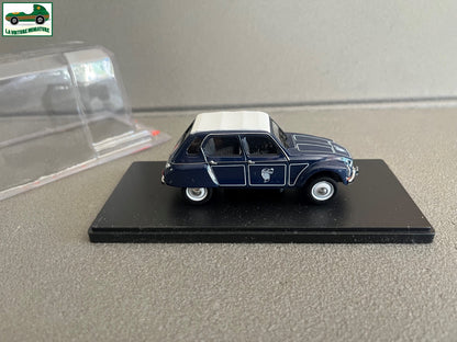 Voiture miniature Citroen 2cv 2 cv Dyane Caban Auto Plus Hachette 1/43