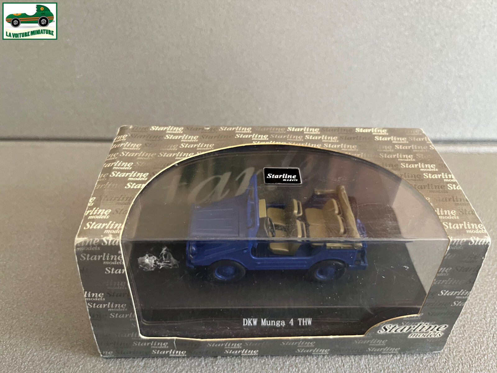 Voiture Miniature DKW Munga 4 THW Starline Models au 1/43