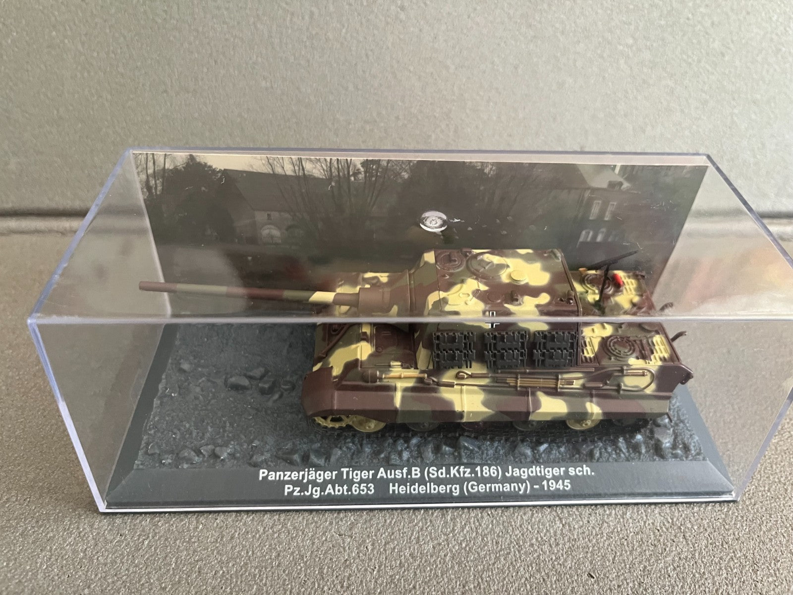 Miniature Militaire Char Tank Blindé Panzerjager Tiger Ausf.B Altaya 1/72