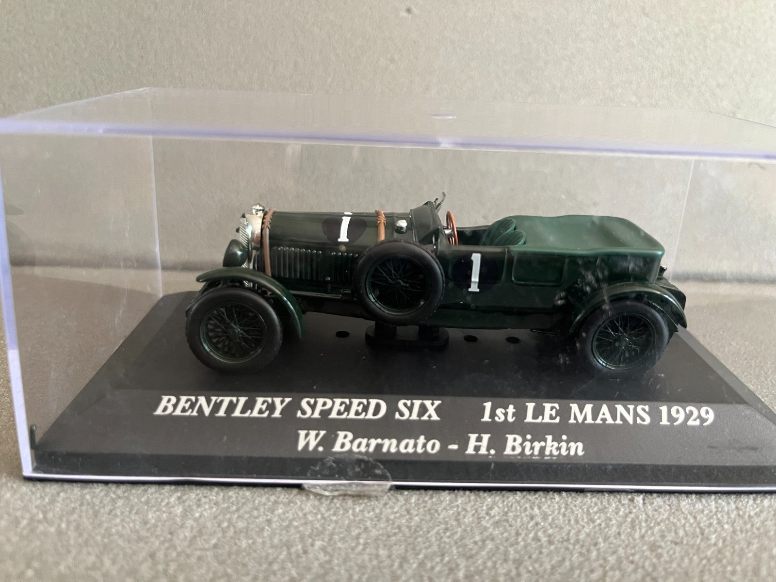 Voiture miniature Course Bentley Speed Six Le Mans 1929 au 1/43