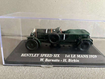 Voiture miniature Course Bentley Speed Six Le Mans 1929 au 1/43
