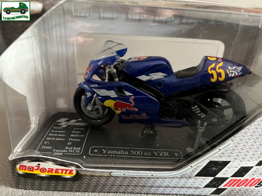 Moto miniature Yamaha 500 cc YZR Majorette au 1/18