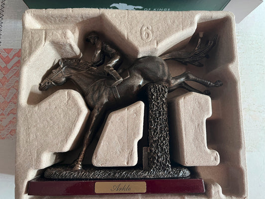Statue Collection Cheval Course Arkle Résine Editions Atlas 1/12