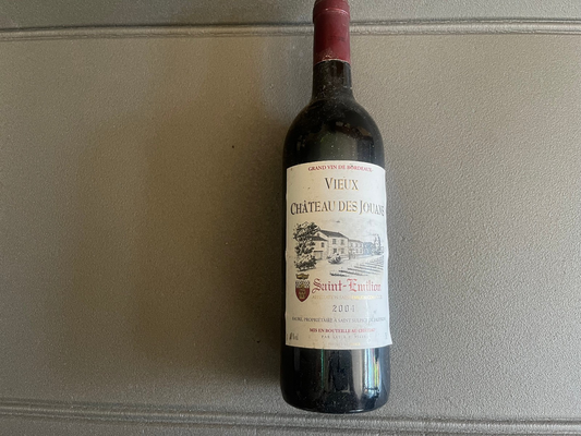 Ancienne Bouteille Vin Bordeaux Chateau Jouans 2004 Collection Personnelle