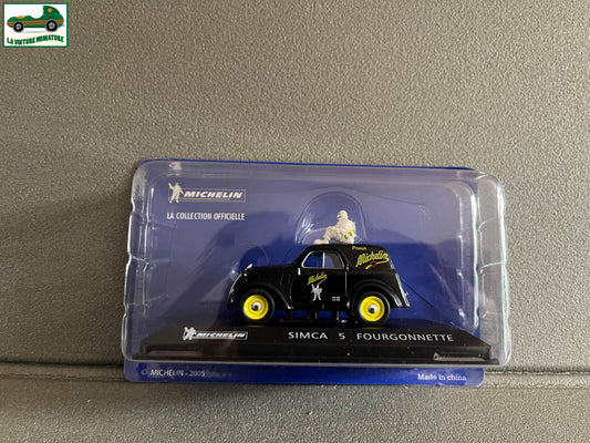 Voiture Miniature Simca 5 Fourgonnette Michelin au 1/43