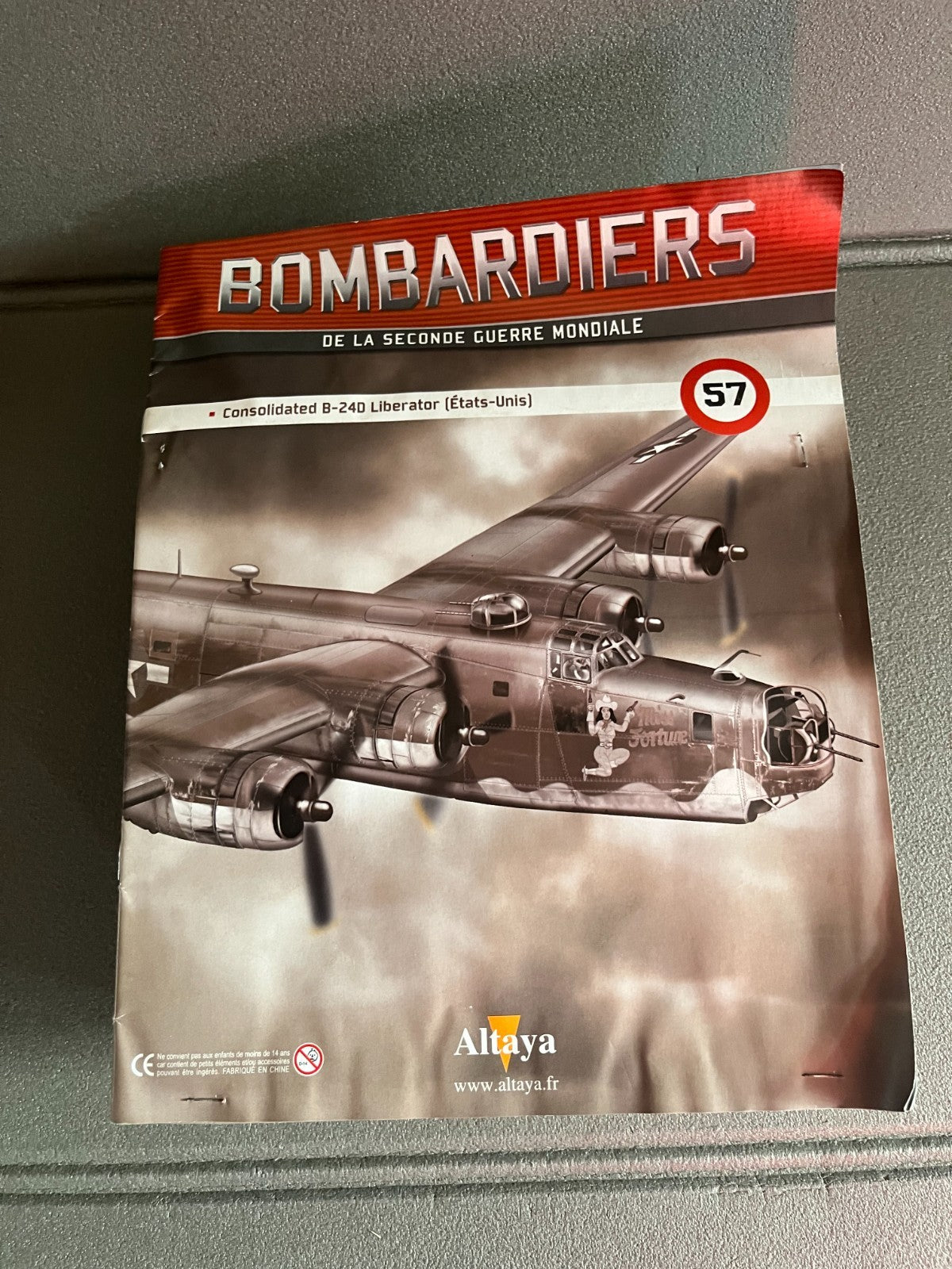 Avion miniature Militaire Bombardier Consolidated B-24D Liberator Altaya 1/72