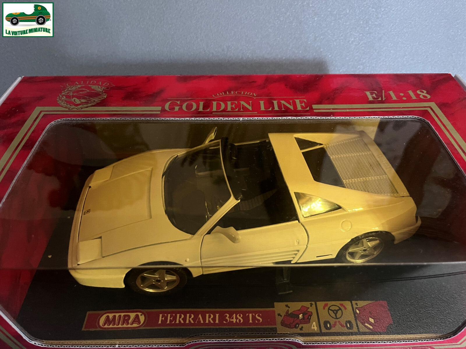 Voiture miniature Ferrari 348 TS Mira au 1/18