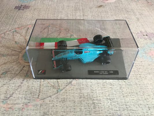 Voiture miniature Formule 1 F1 March Judd 881 1988 Ivan Capelli 1/43