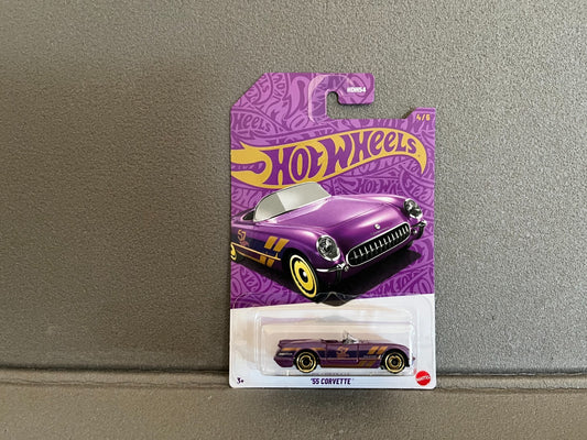 Voiture miniature Hot Wheels 55 Corvette Mattel