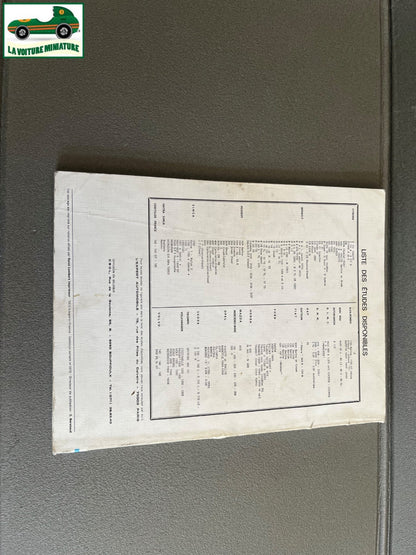 Livre Revue Technique Automobile Simca Horizon SX