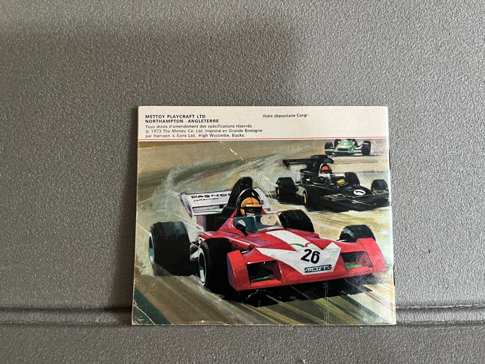 Ancien Dépliant Documentation Catalogue Jouet Voiture Corgi 1973