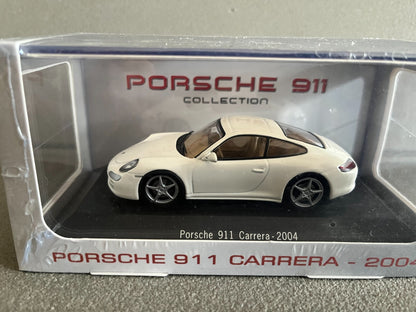 Voiture Miniature Porsche 911 Carrera 2004 Editions Atlas Collection 1/43
