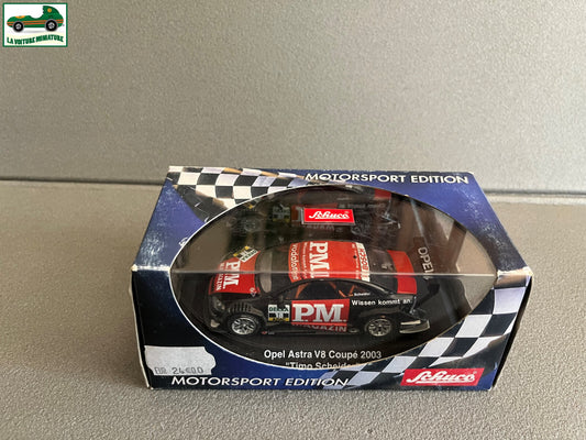 Voiture Miniature Opel Astra V8 Coupé 2003 Scheider Schuco au 1/43