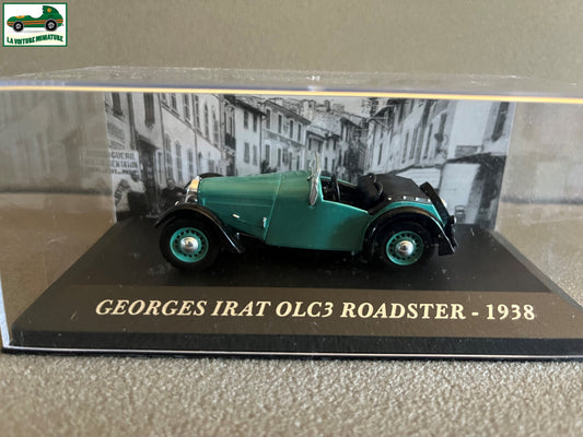 Voiture Miniature Georges Irat OLC3 Roadster 1938 au 1/43 Ixo Altaya