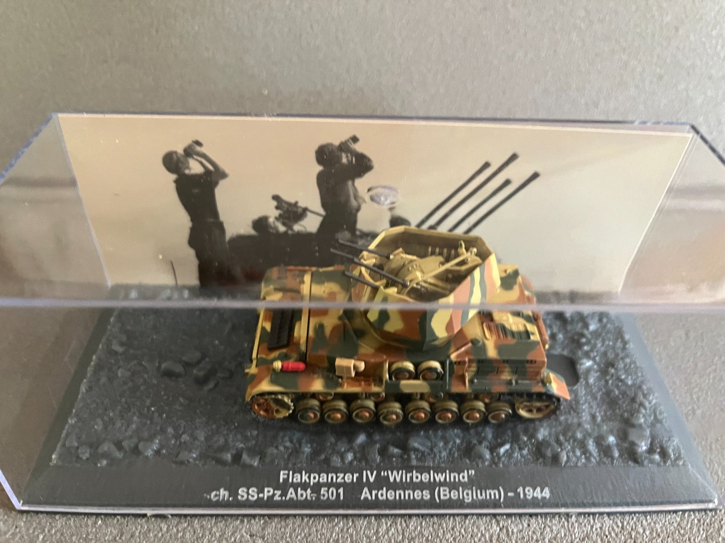 Miniature Militaire Char Tank Blindé Flakpanzer IV Wirbelwind Altaya 1/72