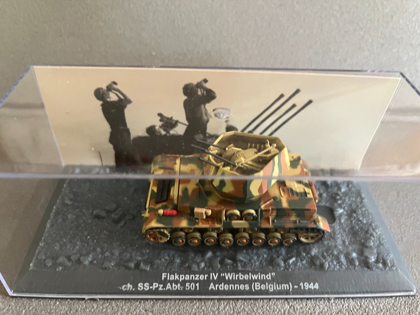 Miniature Militaire Char Tank Blindé Flakpanzer IV Wirbelwind Altaya 1/72