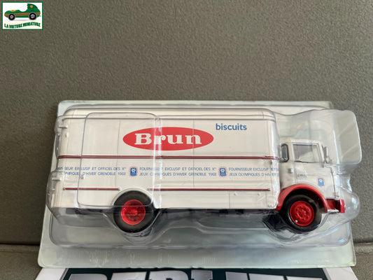 Voiture miniature Camion Berliet GAK 70 Brun Hachette 1/43