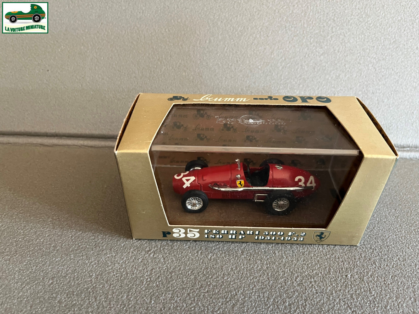 Voiture Miniature Ferrari 500 F2 Brumm au 1/43
