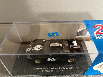 Voiture Miniature Ford MK II Winner Le Mans 1966 Ixo au 1/43