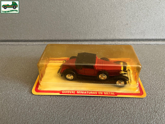 Ancienne Voiture miniature Guisval Made in Spain Blister Echelle Type Majorette