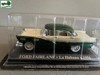 Voiture Miniature Ford Fairlane La Habana 1956 Taxi Du Monde au 1/43 Altaya
