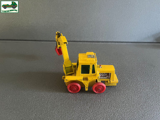 Ancienne Miniature Voiture Muir Hill Tractopelle Matchbox Super Kings 1984 Epave