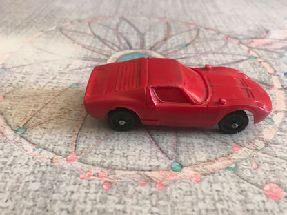 Voiture Miniature Ancien Lamborghini Made W. Germany Steler Plastique Gomme 1/43