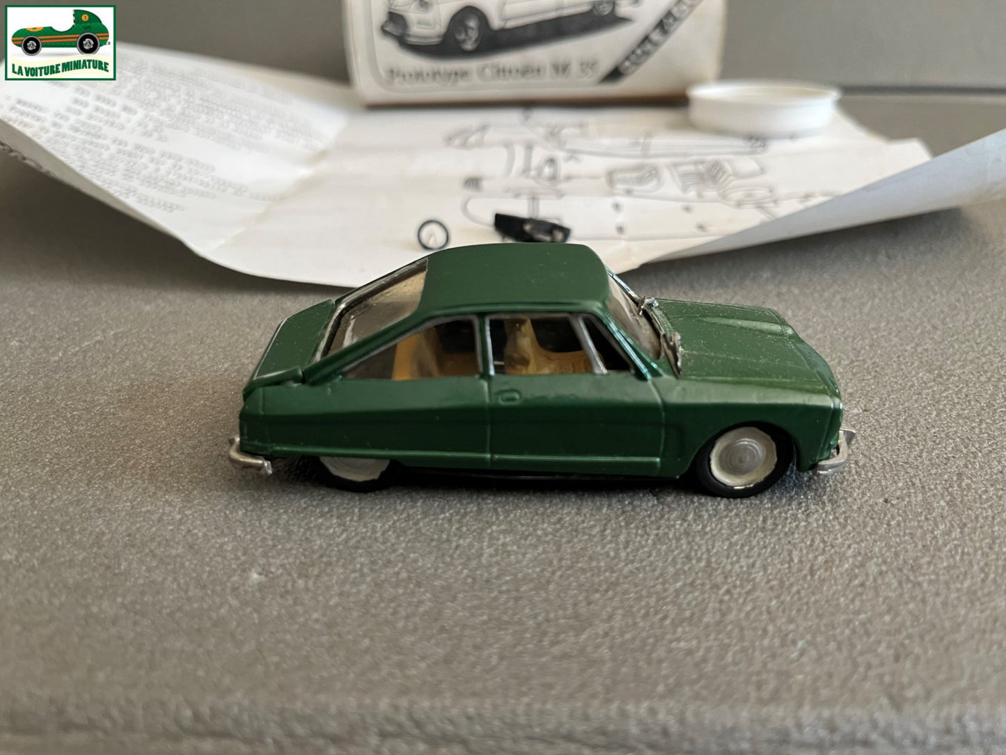 Voiture Miniature Kit Métal Ancien Prototype Citroen M35 Quiralu au 1/43