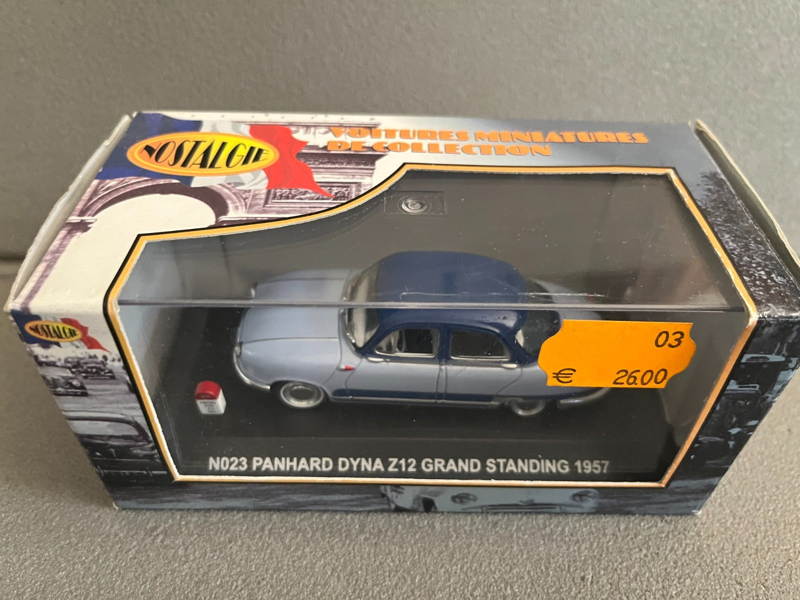 Voiture Miniature Panhard Dyna Z12 Grand Standing 1957 Nostalgie au 1/43