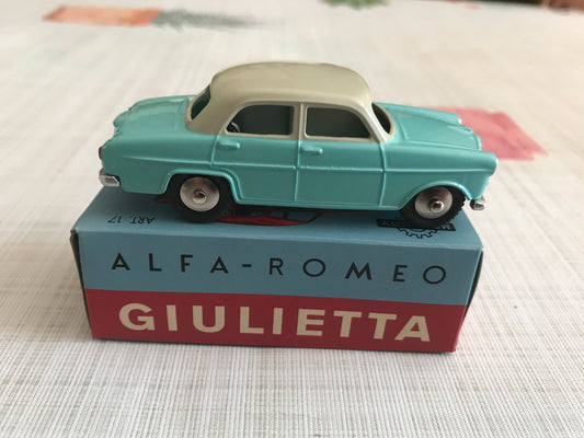 Voiture miniature Alfa Romeo Giulietta Mercury Hachette 1/48 1/43 Dinky