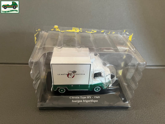 Voiture Miniature Citroen Type HY 1969 Frigorifique Eligor Hachette 1/43