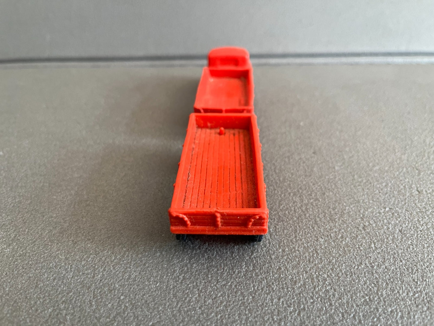 Voiture Miniature Ancien Camion Remorque Tomte Lardal Norway Plastique Gomme