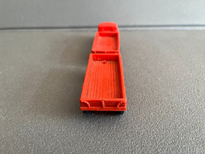 Voiture Miniature Ancien Camion Remorque Tomte Lardal Norway Plastique Gomme
