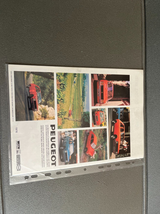 Ancien Dépliant Brochure Documentation Automobile Peugeot 104