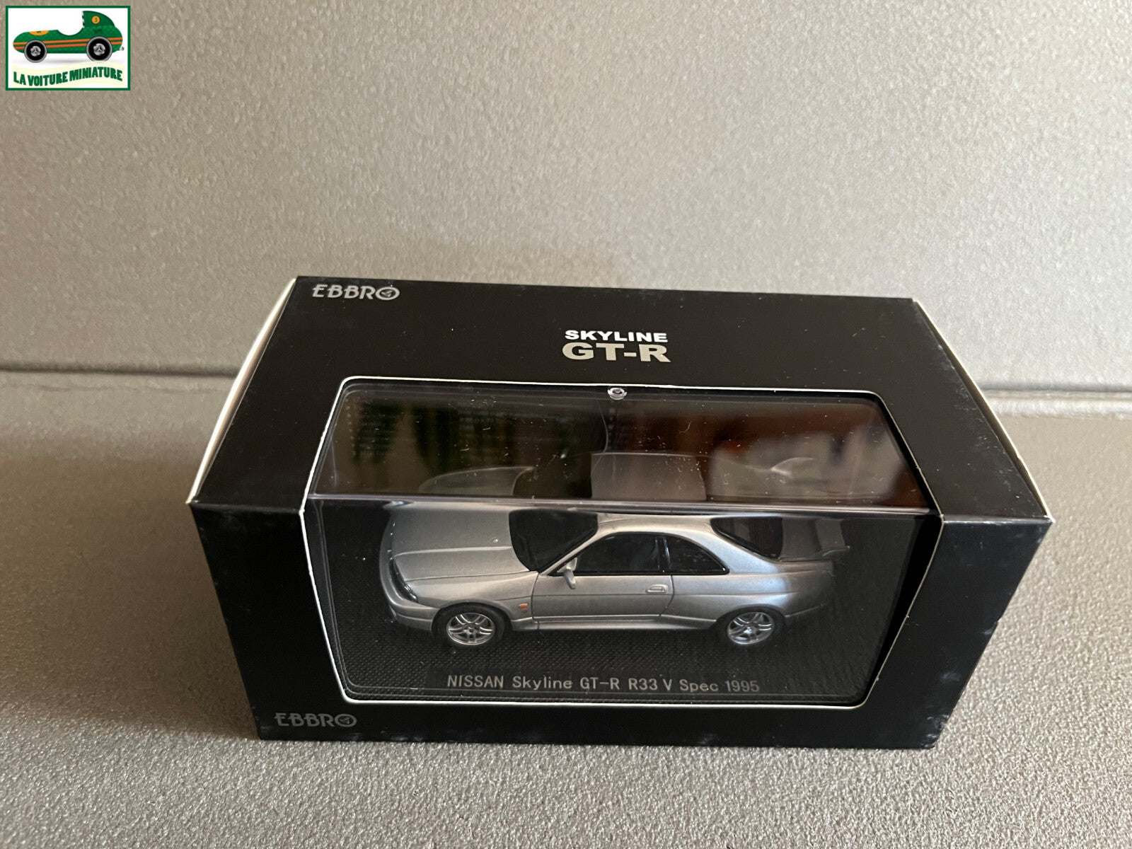 Voiture Miniature Nissan Skyline GT-R R33 V Spec 1995 Ebbro au 1/43
