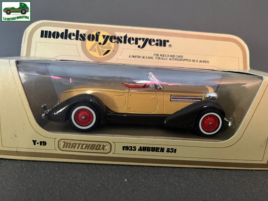 Voiture Miniature 1935 Auburn 851 Y-19 Matchbox Models of Yesteryear 1/42