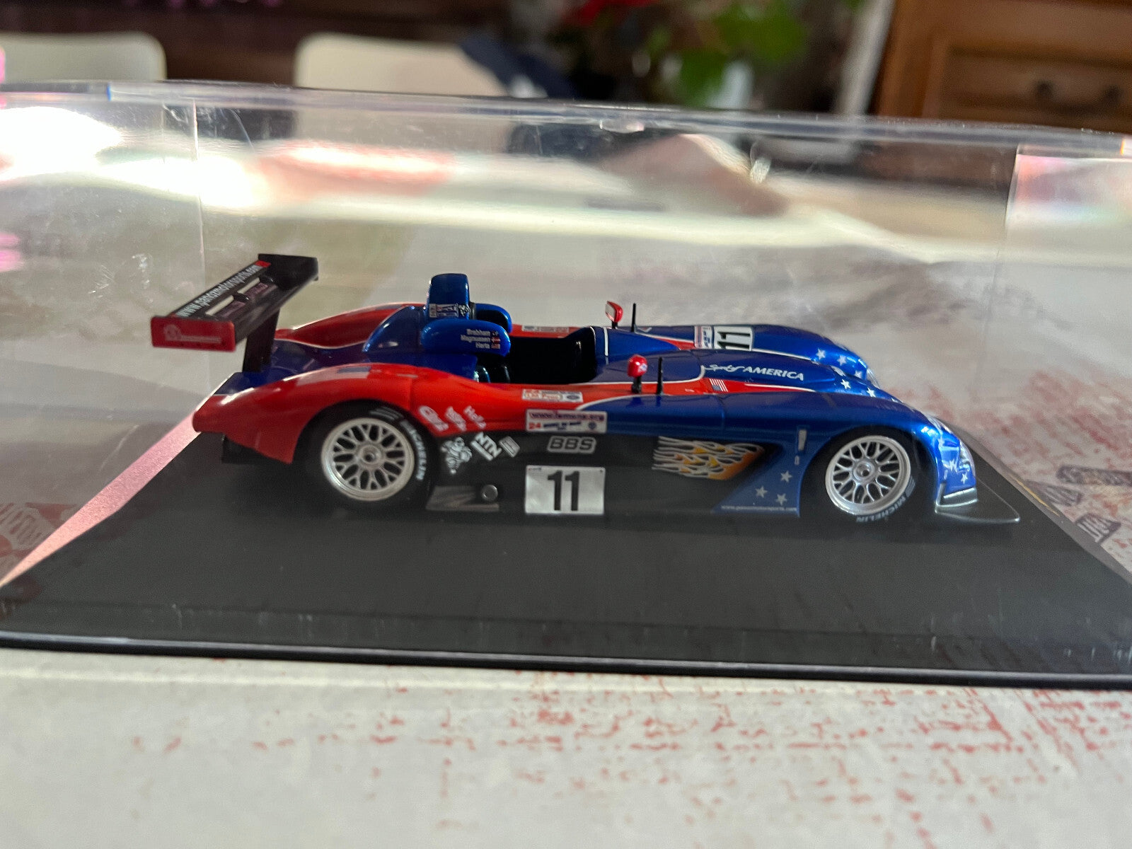 Voiture Miniature Course Le Mans Panoz LMP01 2002 Ixo au 1/43
