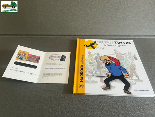 Livret + Certificat Figurines Collection Officielle Tintin Haddock N°24 Hergé