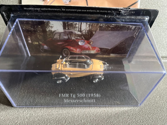 Voiture Miniature Messerchmitt FMR Tg 500 Micro-Voitures D'Antan Altaya 1/43
